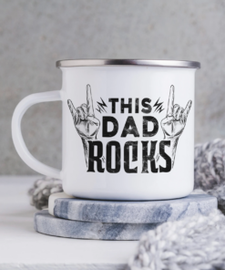 This Dad Rocks Limited Camping Mug
