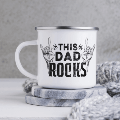 This Dad Rocks Limited Camping Mug