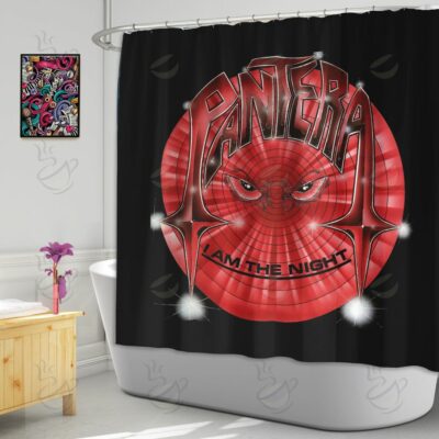 6All Over Shower Curtain - PNT - I AM THE NIGHT
