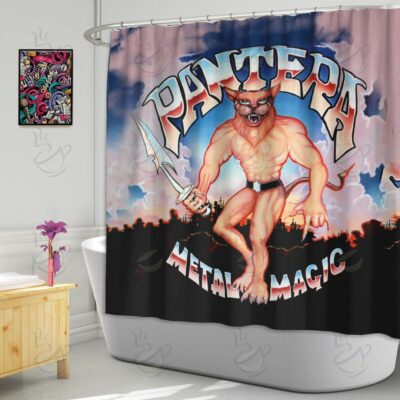 6All Over Shower Curtain - PNT - METAL MAGIC