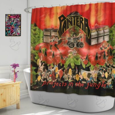 6All Over Shower Curtain - PNT - PROJECTS IN THE JUNGLE