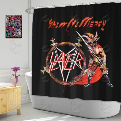 6All Over Shower Curtain - RSS - SHOW NO MERCY #FDRSL