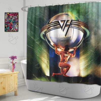 6All Over Shower Curtain - VHA - 5150 FDRVH