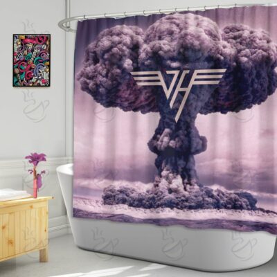 6All Over Shower Curtain - VHA - FALLOUT IN LITTLE ROCK '79 FDRVH