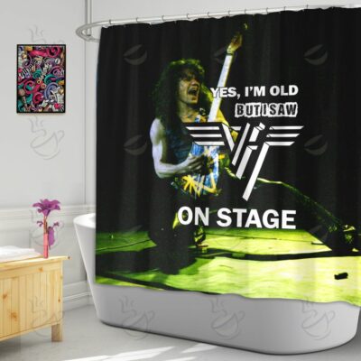 6All Over Shower Curtain - VHA - I'M OLD FDRVH