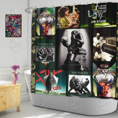 6All Over Shower Curtain - VHA - QLT1 FDRVH