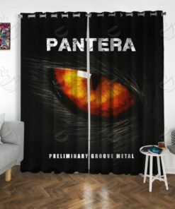 7All Over Window Curtain - PNT - PRELIMINARY GROOVE METAL