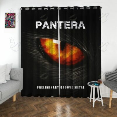 7All Over Window Curtain - PNT - PRELIMINARY GROOVE METAL