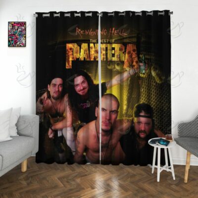 7All Over Window Curtain - PNT - REINVENTING THE HELL