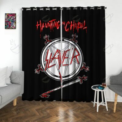 7All Over Window Curtain - RSS - HAUNTING THE CHAPEL #FDRSL