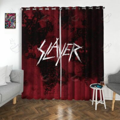 7All Over Window Curtain - RSS - WORLD PAINTED BLOOD #FDRSL