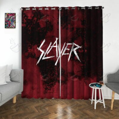 7All Over Window Curtain - RSS - WORLD PAINTED BLOOD #FDRSL