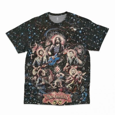 Foo Fighters All Over Print Shirt DL FF3DS2903 (10)