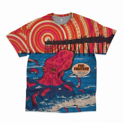 Foo Fighters All Over Print Shirt DL FF3DS2903 (5)