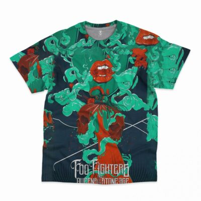 Foo Fighters All Over Print Shirt DL FF3DS2903 (6)