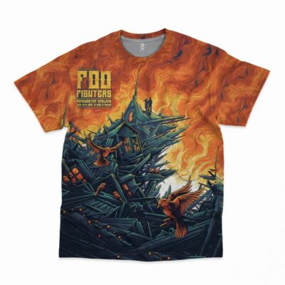 Foo Fighters All Over Print Shirt DL FF3DS2903 (7)