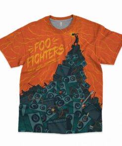 Foo Fighters All Over Print Shirt DL FF3DS2903