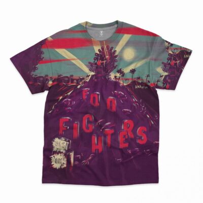 Foo Fighters All Over Print T-shirt QB FF3D3003 (10)