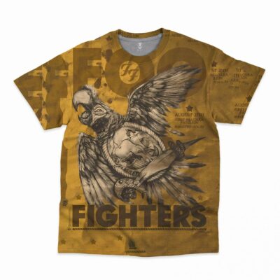 Foo Fighters All Over Print T-shirt QB FF3D3003 (11)