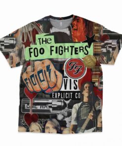 Foo Fighters All Over Print T-shirt QB FF3D3003 (13)