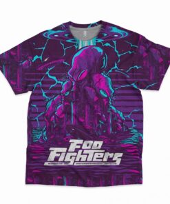 Foo Fighters All Over Print T-shirt QB FF3D3003 (14)
