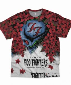 Foo Fighters All Over Print T-shirt QB FF3D3003 (16)