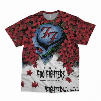 Foo Fighters All Over Print T-shirt QB FF3D3003 (16)
