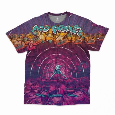 Foo Fighters All Over Print T-shirt QB FF3D3003 (18)
