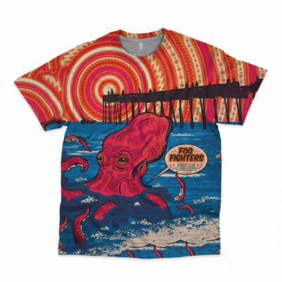 Foo Fighters All Over Print T-shirt QB FF3D3003 (19)