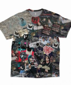 Foo Fighters All Over Print T-shirt QB FF3D3003 (21)