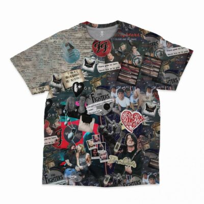 Foo Fighters All Over Print T-shirt QB FF3D3003 (21)