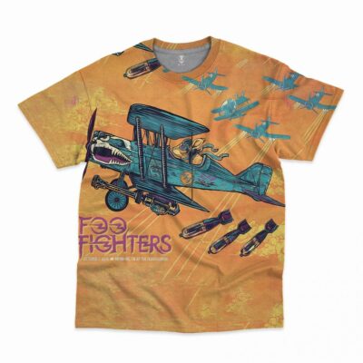 Foo Fighters All Over Print T-shirt QB FF3D3003 (22)