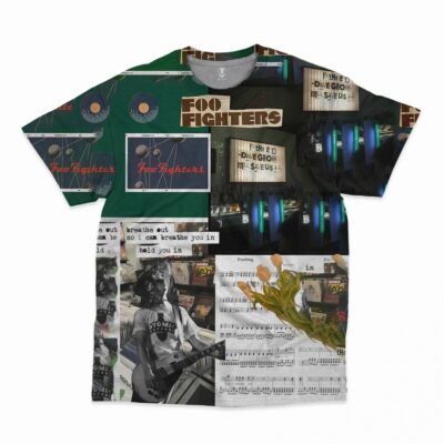 Foo Fighters All Over Print T-shirt QB FF3D3003 (23)