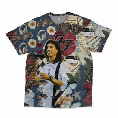 Foo Fighters All Over Print T-shirt QB FF3D3003 (25)