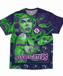 Foo Fighters All Over Print T-shirt QB FF3D3003 (27)