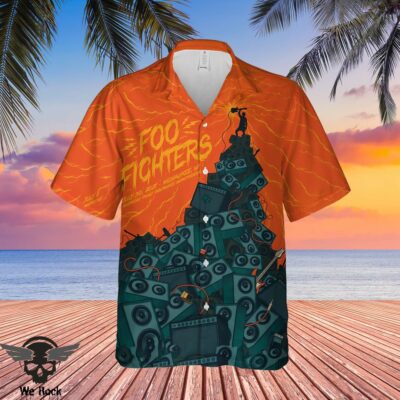 Foo Fighters Hawaiian Shirt DL FFHW0504 (3)