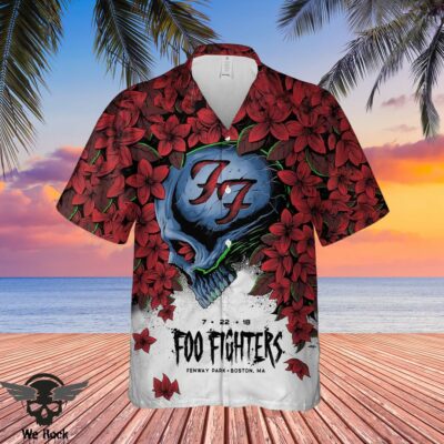 Foo Fighters Hawaiian Shirt DL FFHW0504 (4)