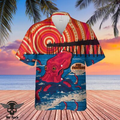Foo Fighters Hawaiian Shirt DL FFHW0504 (7)