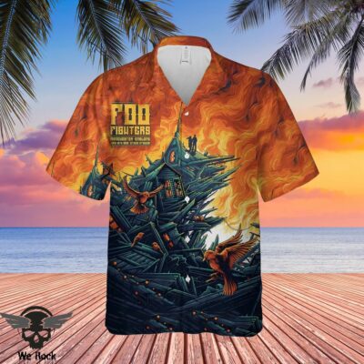 Foo Fighters Hawaiian Shirt DL FFHW0504 (9)