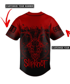 Slipknot Limited Baseball Jersey DL SLBJ150902