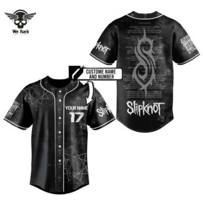 Slipknot Limited Baseball Jersey SLBJ06