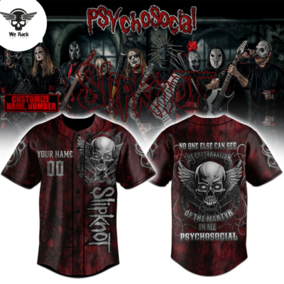 Slipknot Limited Baseball Jersey SLBJ14