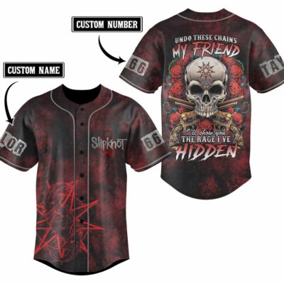 Slipknot Limited Baseball Jersey SLBJ27