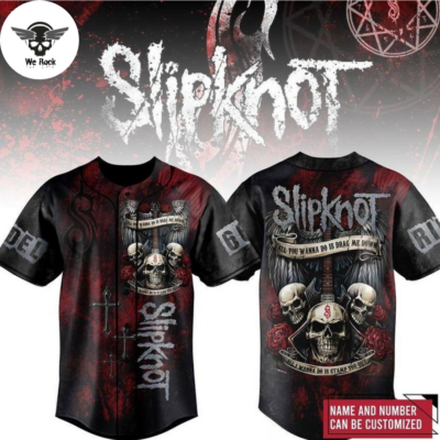 Slipknot Limited Baseball Jersey SLBJ30