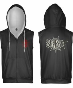Slipknot Sleeveless Hoodie SLSLLH2D161023
