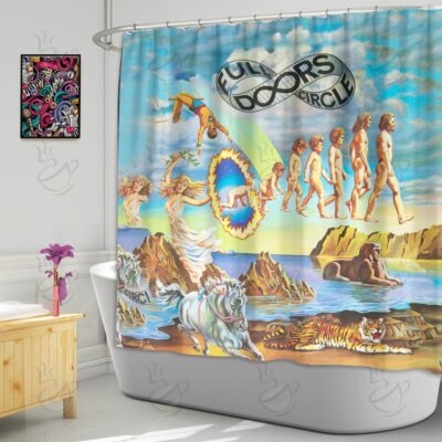 6All Over Shower Curtain - SDS - FULL CIRCLE