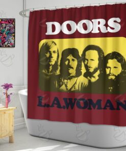 6All Over Shower Curtain - SDS - L.A. WOMAN