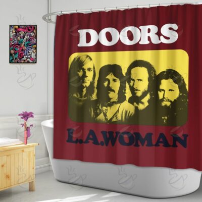 6All Over Shower Curtain - SDS - L.A. WOMAN