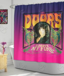 6All Over Shower Curtain - SDS - LIGHT MY FIRE