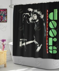 6All Over Shower Curtain - SDS - SHE CRIED